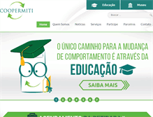 Tablet Screenshot of coopermiti.com.br